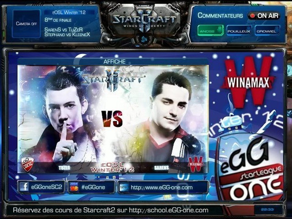 8ème de finale - SarenS vs TuZer - match 3 - eOSL Winter'12
