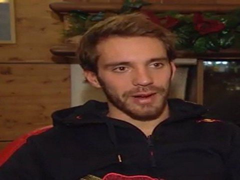 Jean-Eric Vergne avec l'Equipe de France