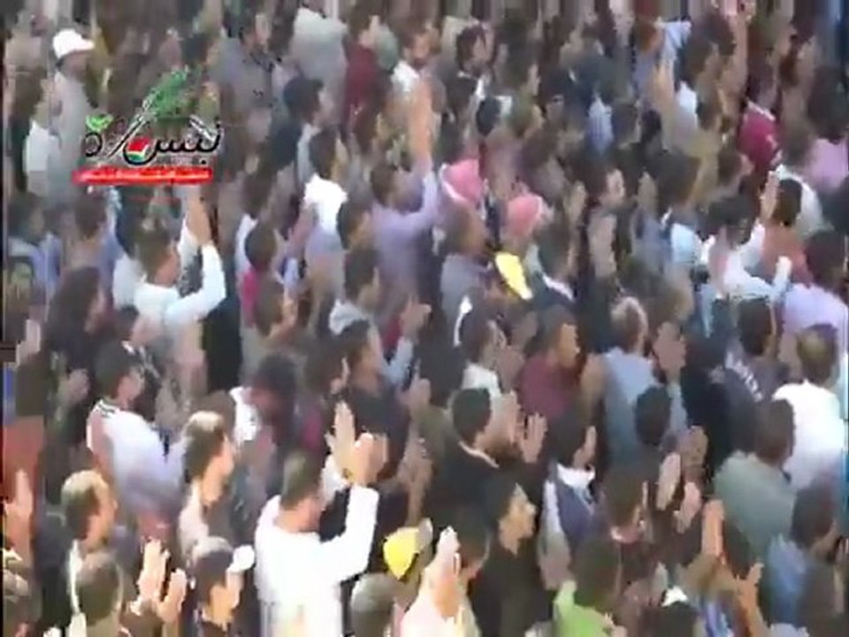 فري برس   إدلب بنش مظاهرة حاشدة ردا على المسيرة المجبرة 26 10 2011