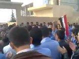 فري برس   ادلب سنجار مظاهرة طلابية الاربعاء 26 10 2011 ج2