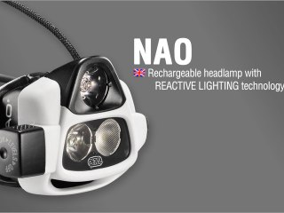 NAO rechargeable headlamp with REACTIVE LIGHTING by Petzl [english]