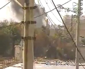 فري برس   باباعمرو تقصف مع قدوم وفد الجامعة العربية 26 10 2011