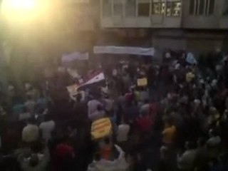 فري برس   حمص حي الخالدية تنديد ا با المواقف العربية 26 10 2011