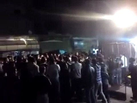 فري برس درعا تسيل مسائيات الثوار في اربعاء الاضراب العام لأجلك حوران 26 10 2011 ج1