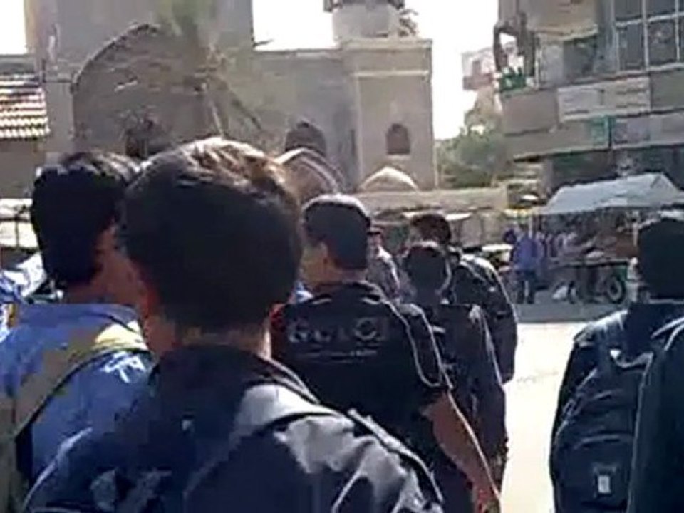 فري برس   ريف دمشق داريا مظاهرات الطلاب الاحرار للمطالبة باسقاط النظام 27 10 2011 ج2