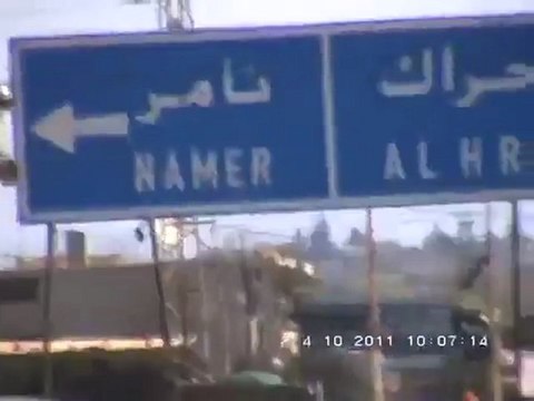 فري برس خربة غزالة الرجل البخاخ ج2 الرجل البخاخ يتسلق ويكتب على لوحات الإشارات السبت 29 10 2011