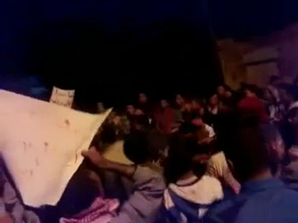 فري برس   درعا تل شهاب مسائيات الثوار ابطال حوران يتحدون 27 10 2011 ج2