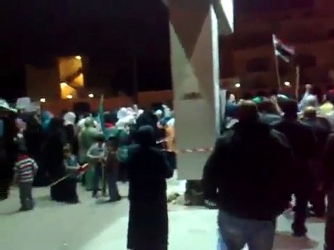 فري برس ‫الحرائر امام السفارة السورية في عمان 27 10 2011