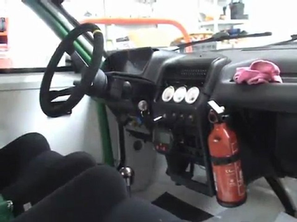 205 GTI au banc de MP Developpement