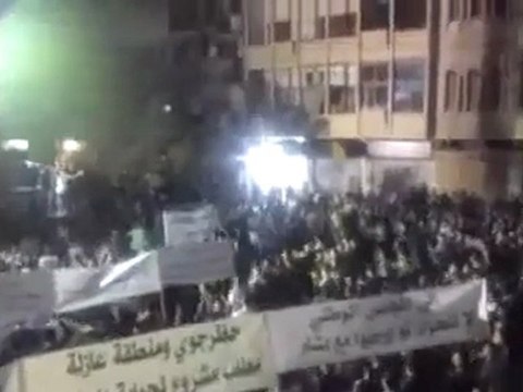 فري برس حمص الخالدية مظاهرة مسائية رائعة 27 10 2011 ج1