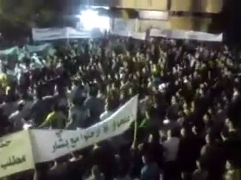 فري برس حمص الخالدية مظاهرة مسائية رائعة 27 10 2011 ج3