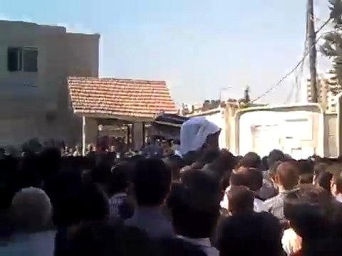 فري برس دمشق جوبر مراسم زفاف الشهيد انس خالد 27 10 2011 ج2