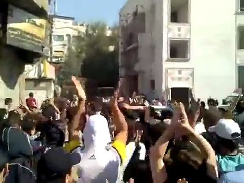 فري برس دمشق جوبر مراسم زفاف الشهيد انس خالد 27 10 2011 ج3