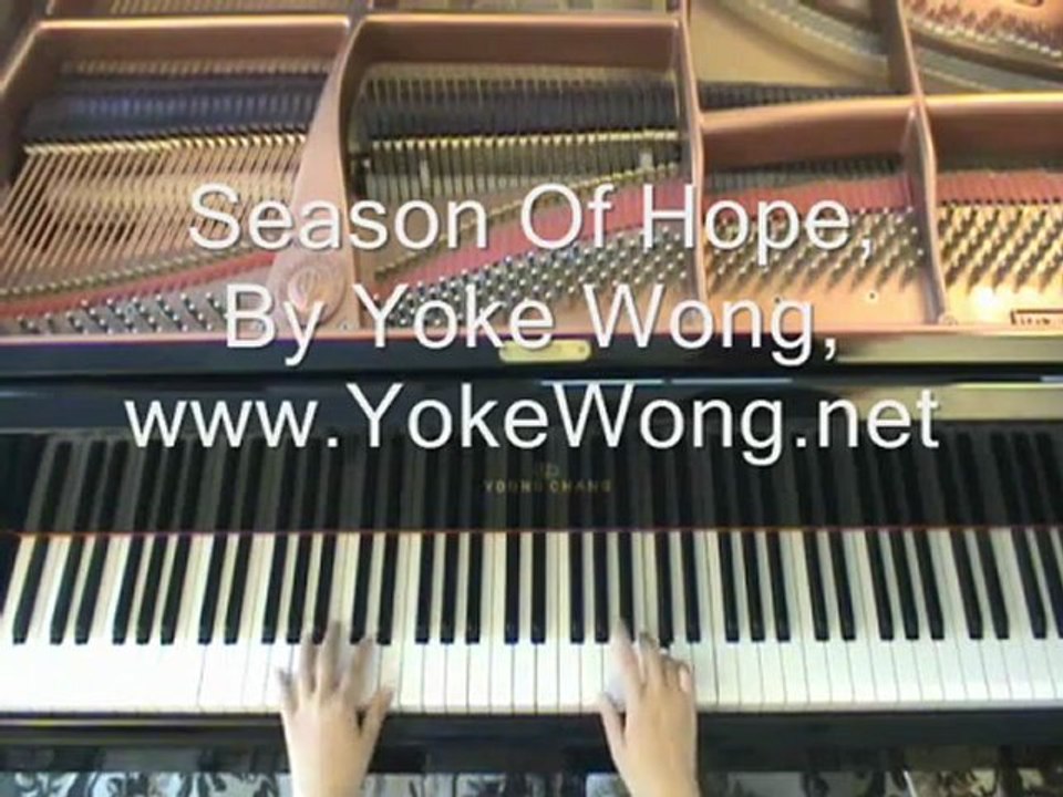 Season of hope piano song season of hope piano sheet music video