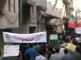 فري برس   حمص حي جورة الشياح و القرابيص جمعة الحظر الجوي  28 10 2011