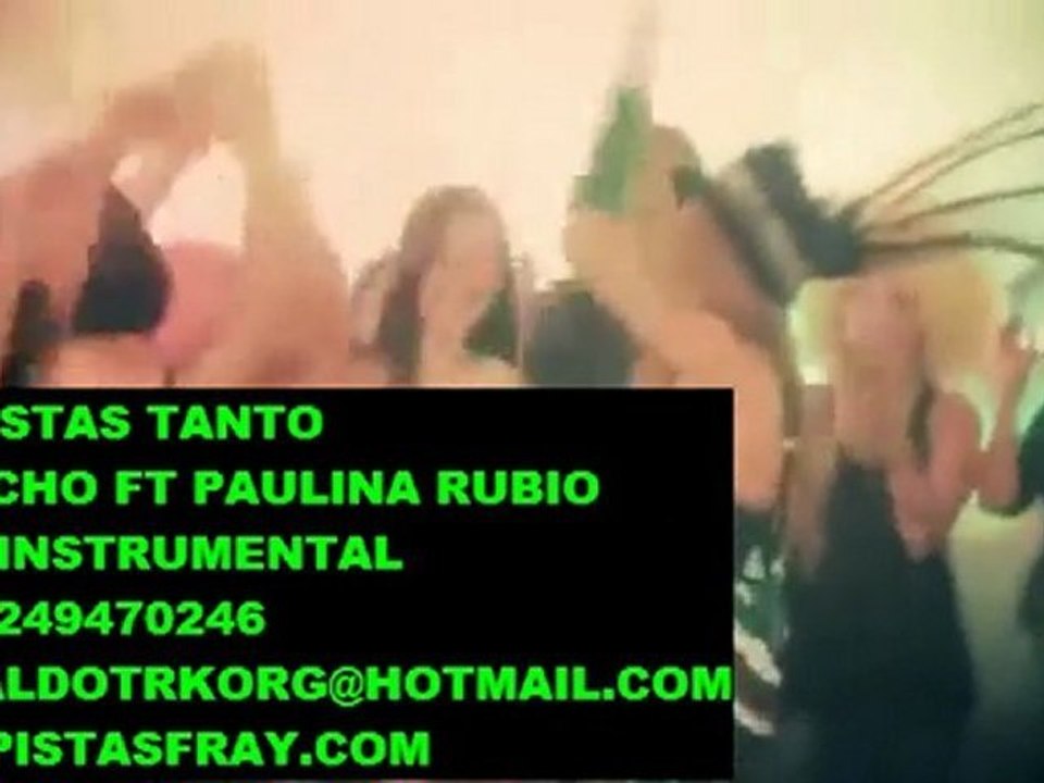 ME GUSTAS TANTO EL GOCHO Y PAULINA RUBIO PISTA INSTRUMENTAL