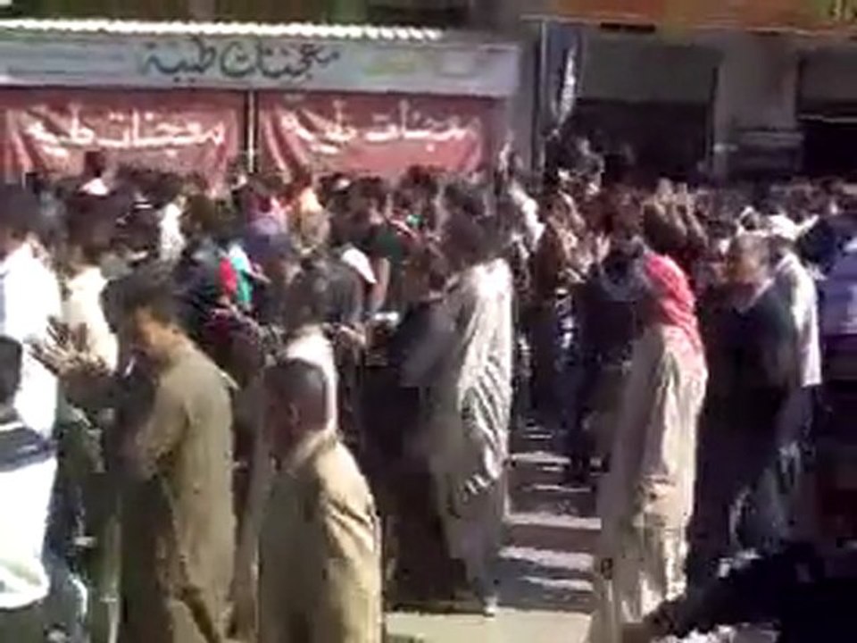 فري برس   حماه قلعة المضيق مظاهرات الاحرار نصرة لحمص وادلب 29 10 2011