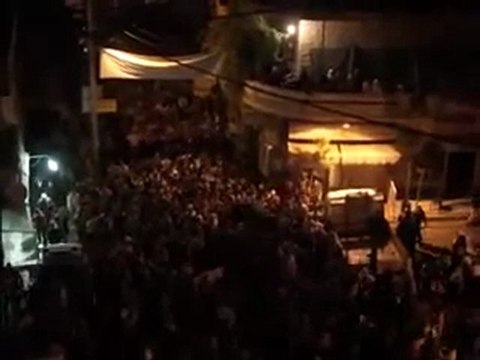 فري برس ريف دمشق الزبداني مراسم زفاف الشهيد البطل يحيى 29 10 2011 ج4