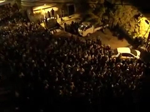 فري برس ريف دمشق الزبداني مراسم زفاف الشهيد البطل يحيى 29 10 2011 ج5