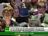 (VIDEO) El popular sitio de descargas Megaupload fue cerrado por el FBI acusado de piratería - YouTube