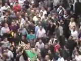 فري برس   حمص باباعمرو  تشييع ستة شهداء من شهداء القصف العشوائي30 10 2011