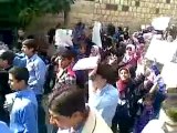 فري برس   إدلب   معرة حرمة مظاهرة طلابية 31 10 2011