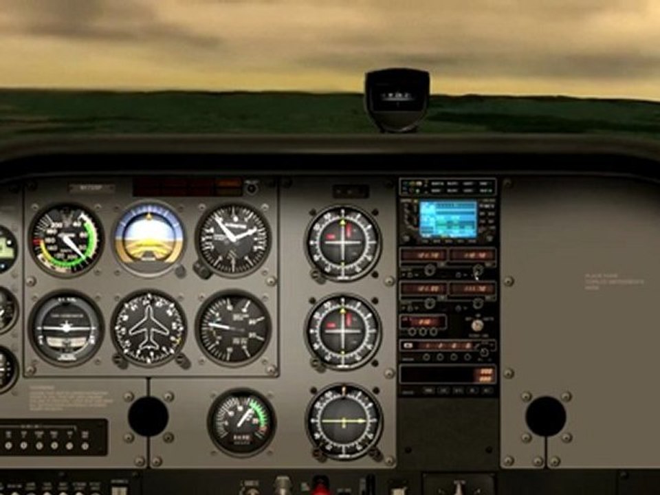 2012 flight simulator : x-plane 10 cockpit gamplay footage