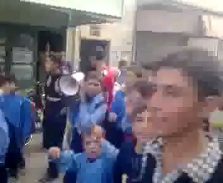فري برس إدلب حاس المحتلة مظاهرة طلابية 1 11 2011 جـ2