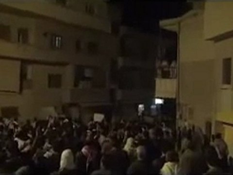 فري برس ادلب مدينة كفرتخاريم مظاهرة مسائية 31 10 2011 ج2