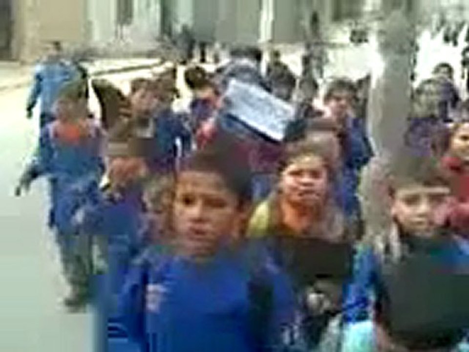 فري برس   ادلب   كللي   مظاهرة طلابية 2 11 2011