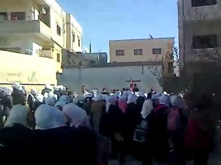 فري برس   درعا   مدرسة الشرقية للبنات 2 11 2011