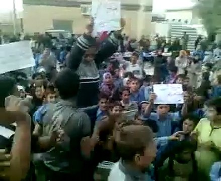 فري برس ادلب معزيتا مظاهرات الثوار في اربعاء رفع علم الاستقلال 2 11 2011