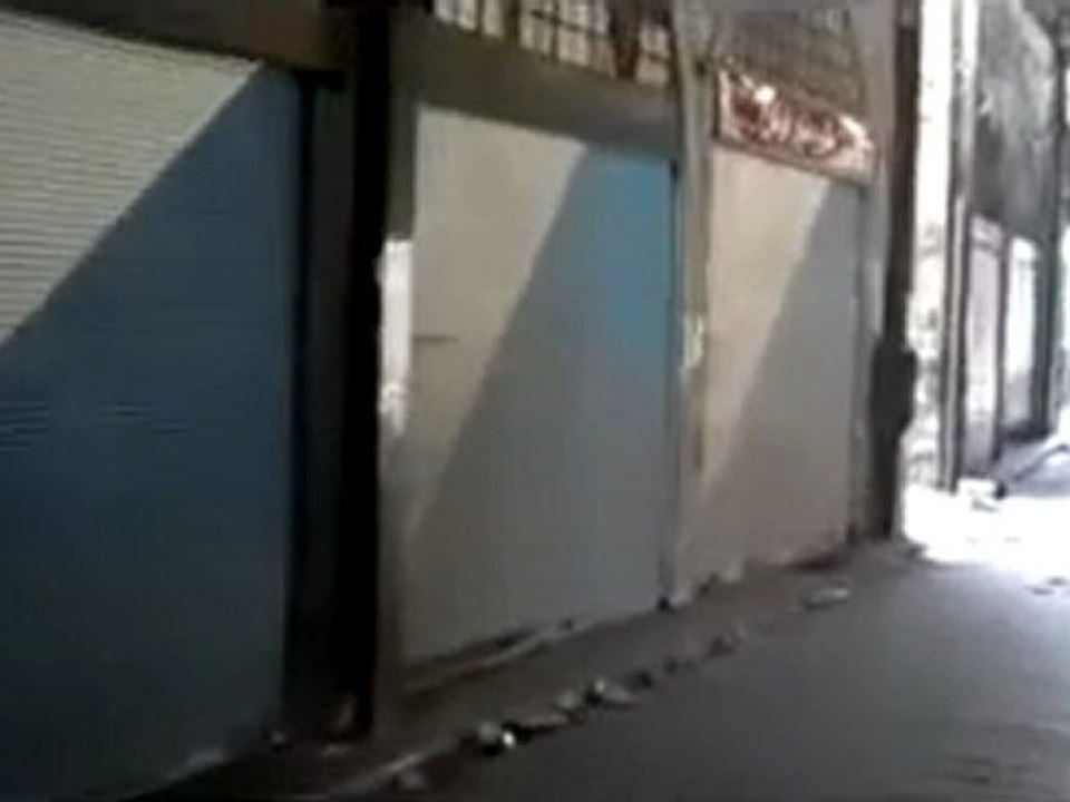 فري برس   حمص السوق اضراب عام وعصيان مدني في اربعاء رفع علم الاستقلال 2 11 2011