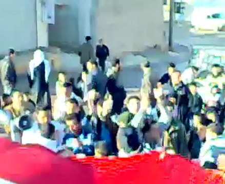 فري برس حلب بيانون مظاهرة صباحية العيد 6 11 2011 ج1