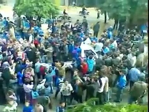 فري برس إدلب معرة حرمة مظاهرة طلابية الخميس 3 11 2011