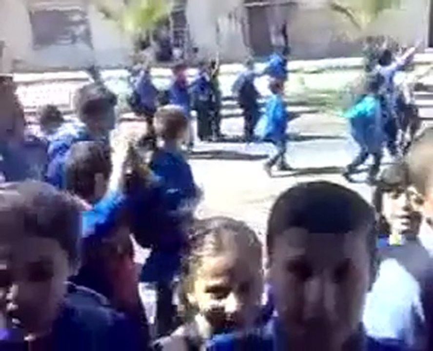 فري برس   حمص الحولة مظاهرات الطلاب الاحرار للمطالبة باسقاط النظام 3 11 2011