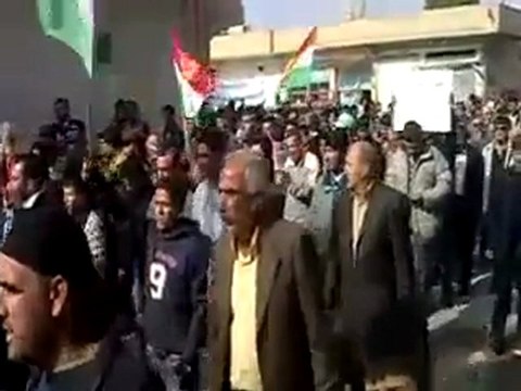 فري برس مظاهرة عامودا جمعة الله أكبر 4 11 2011