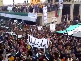 فري برس   حماه  حلفايا   جمعة الله اكبر 4 11 2011
