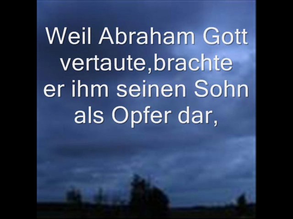 Film Beispiele des Vertrauens.