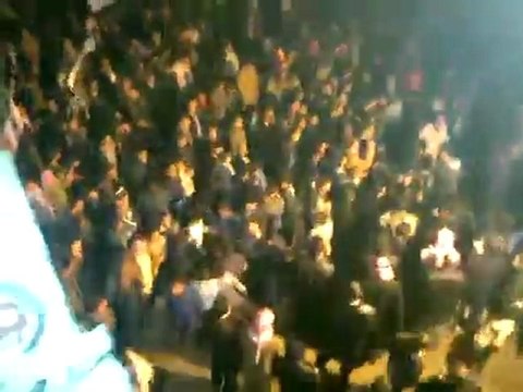 فري برس ادلب جرجناز مظاهرة مسائية في جمعة الله أكبر التي علت فيها تكبيرات العيد وعانقت السماء رغم الظروف الجوية القاسية 4 10 2011