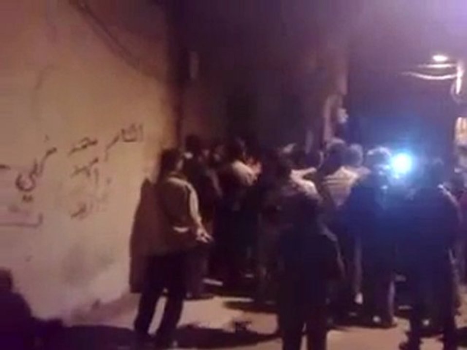 فري برس   دمشق برزة مسائيات الثوار في جمعة    الله اكبر    4 11 2011 ج2