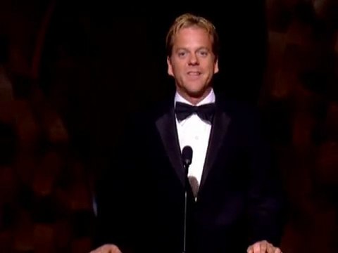 Kiefer Sutherland presents the nominees for the 28th Annual Favorite Television Dramatic Series People's Choice Award