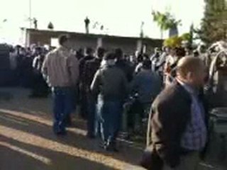 فري برس   حلب الباب مظاهرة صباحية العيد 6 11 2011