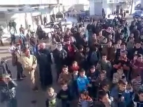 فري برس إدلب معصران مظاهرة في اول ايام عيد الاضحى 6 11 2011