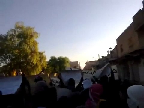 فري برس حماة حي كازو مظاهرة بعد صلاة العيد عيد الاضحى 6 11 2011
