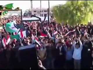 فري برس   حماه بلدة خطاب عيد الأضحى 06 11 2011 ج1