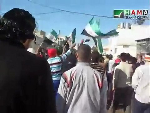 فري برس مظاهرة في حي المشاع أول أيام عيد الأضحى 6 11 2011