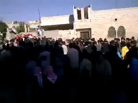 فري برس حماه كفرزيتا مراسم زفاف الشهيد عبدالله سمير الجراد 7 11 2011