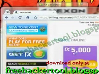 How to Download Nexon Cash (NX) Code Generator 2013