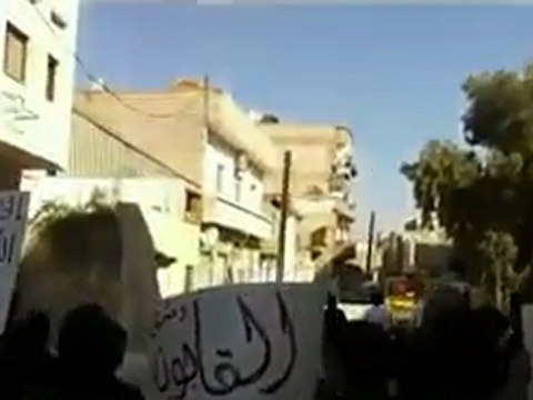 فري برس دمشق القابون نصرة لحمص 7 11 2011